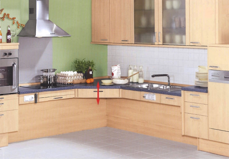 barrierefrei_bewegung barrierefreie Küche in Holz