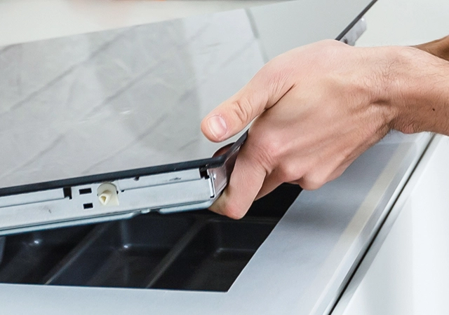 Austausch eine Heerdplatte